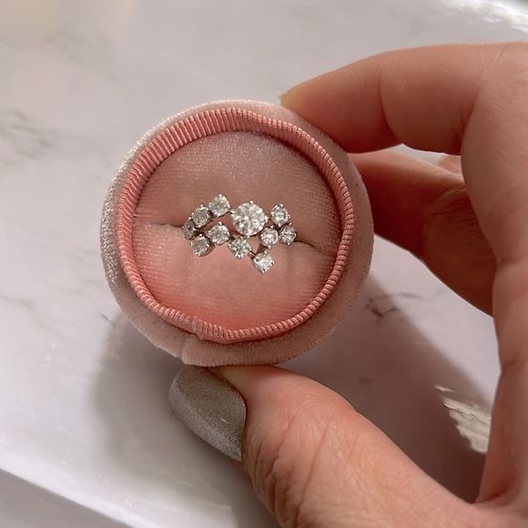 Brilliant cut earth sustainable diamond ring - Picture 6 of 10